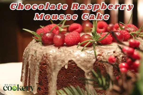 Chocolate Raspberry Mousse Cake