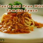 Pasta and Peas With Tomato Sauce